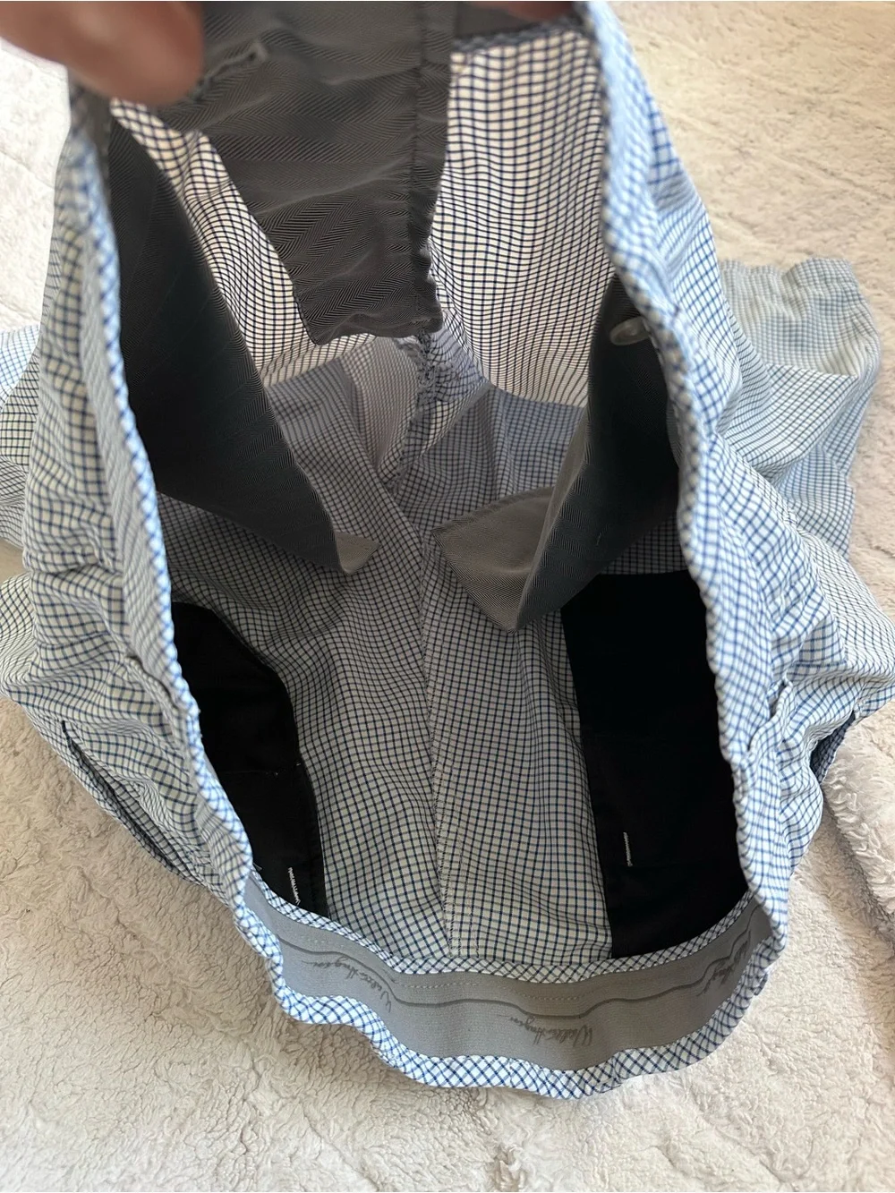 Walter Hagen | Blue and White Checkered Shorts | Size 34